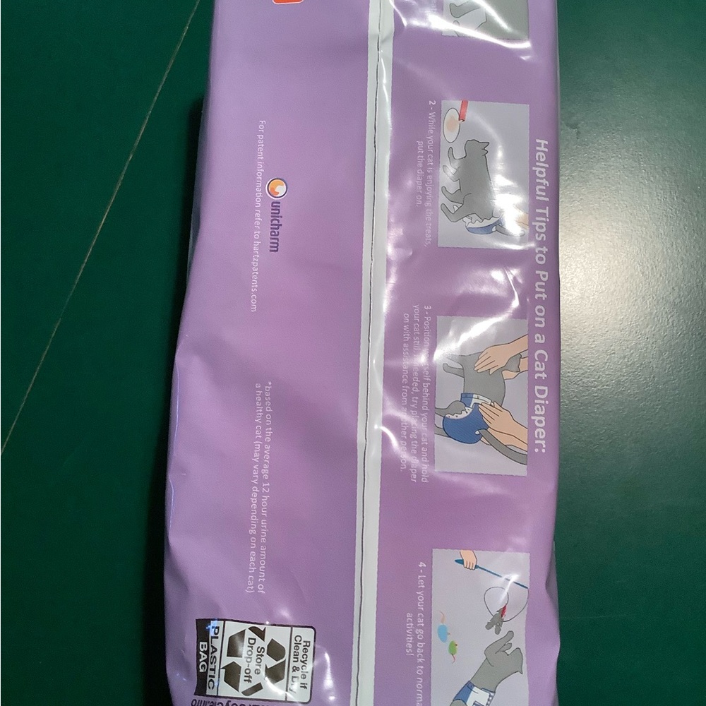 NWT Hartz Cat Diapers Size SS - Picture 2 of 7